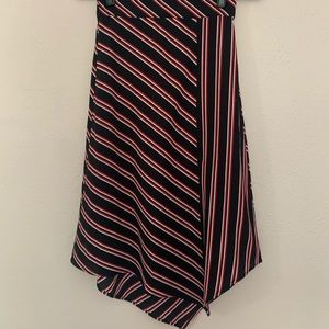 Divided by H&M | Navy Asymmetrical Midi Skirt